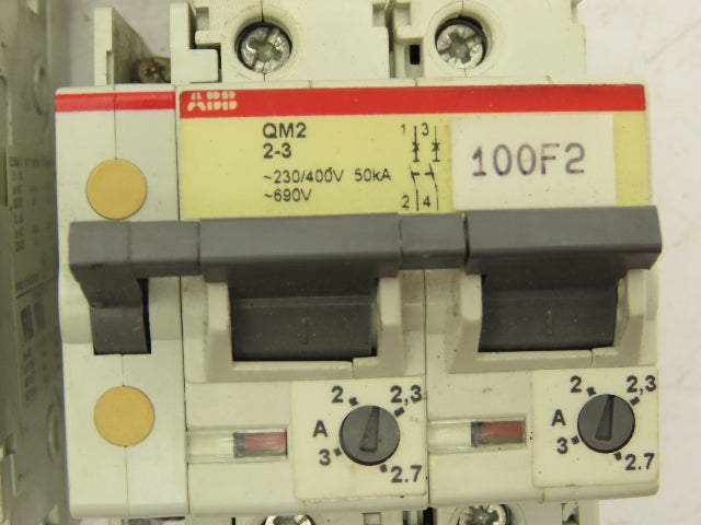 ABB QM2 Circuit Breaker 230/400V 50KA 10-45A 2 Pole Lot Of 6