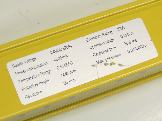 Cedes S2S-ARF1L-KH12-ACD7E Safe2+ Safety Light Curtain Receiver 1500mm Barrier