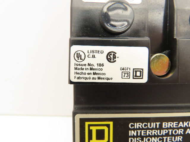Square D FAB36020 I-Line Circuit Breaker 20A 600V 3 Pole Gray Face