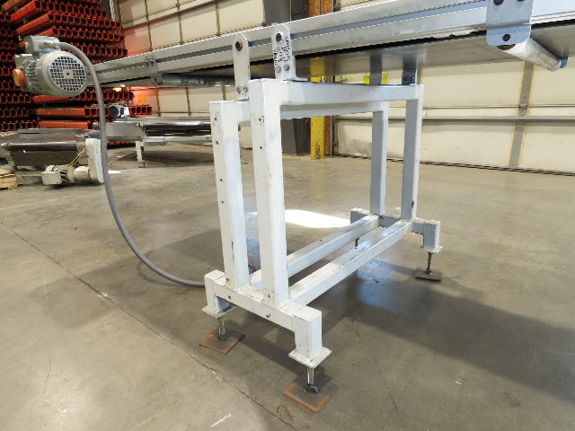 Gammerler 28"x8' 5" Slider Bed Conveyor 22" Flat Belt 125 FPM 480V Low Profile
