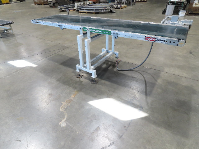 Gammerler 28"x8' 5" Slider Bed Conveyor 22" Flat Belt 125 FPM 480V Low Profile