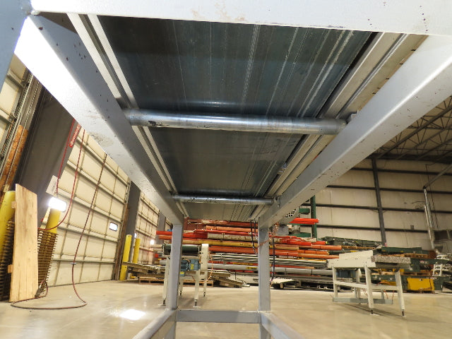 Gammerler 20"x 81"L Slider Bed Conveyor 14" Flat Belt 285 FPM 480V Low Profile