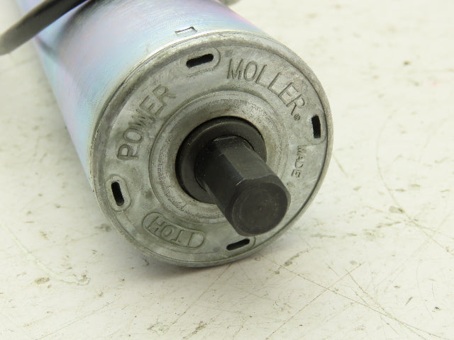 Itoh Denki PM486FS Power Moller Motorized Conveyor Roller 1.9" Dia 798mm 24VDC