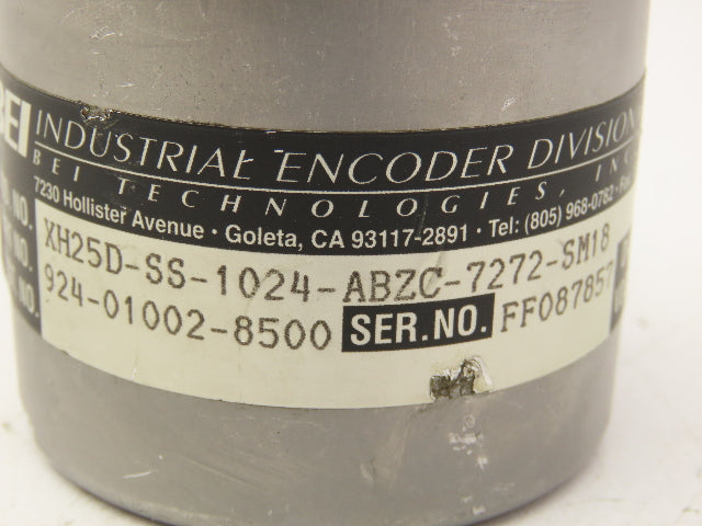 BEI Sensors XH25D-SS-1024-ABZC-7272-SM18 Rotary Encoder 10-Pin 5-28VDC