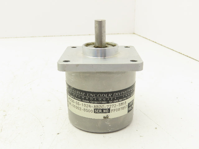 BEI Sensors XH25D-SS-1024-ABZC-7272-SM18 Rotary Encoder 10-Pin 5-28VDC