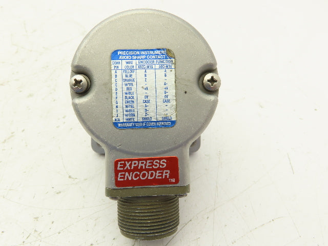 BEI Sensors XH25D-SS-1024-ABZC-7272-SM18 Rotary Encoder 10-Pin 5-28VDC