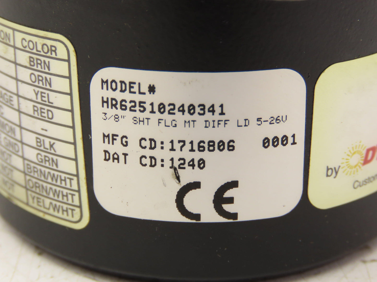 Dynapar HR62510240341 Rotary Encoder 10-Pin 5-26VDC