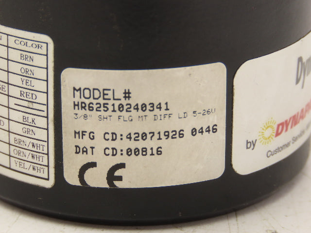 Dynapar HR62510240341 Rotary Encoder 10-Pin 5-26VDC Black
