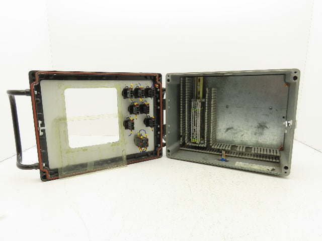 Electrical Enclosure Control Panel HMI 300x400x150mm 7.25x6.25" Cutout 22mm Hole