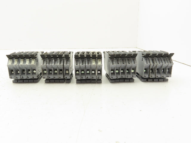 Morsettitalia S10H EURO S10-5H DIN Rail Terminal Block Fuse Holder 30A Lot of 25