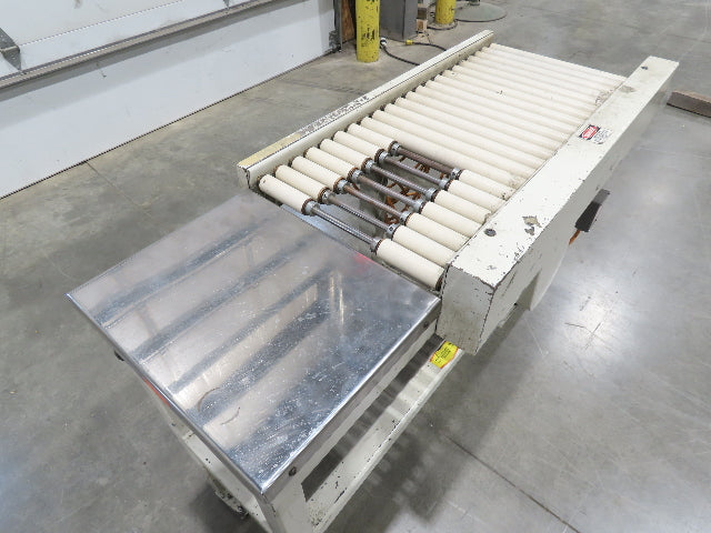 Buhrt 20"x 50"L Plastic Roller Conveyor 16"BF 80 FPM Chain Drive 460V