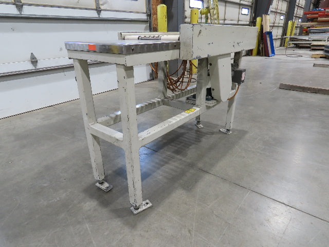 Buhrt 20"x 50"L Plastic Roller Conveyor 16"BF 80 FPM Chain Drive 460V