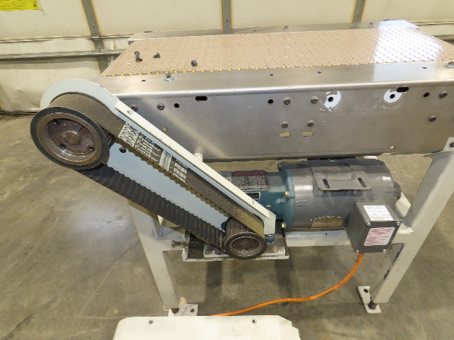 Buhrt 20"x 34"L Plastic Chain Conveyor 12" Mattop Intralox LH Belt Drive 460V