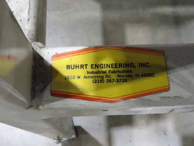 Buhrt 20"x 34"L Plastic Chain Conveyor 12" Mattop Intralox RH Belt Drive 460V