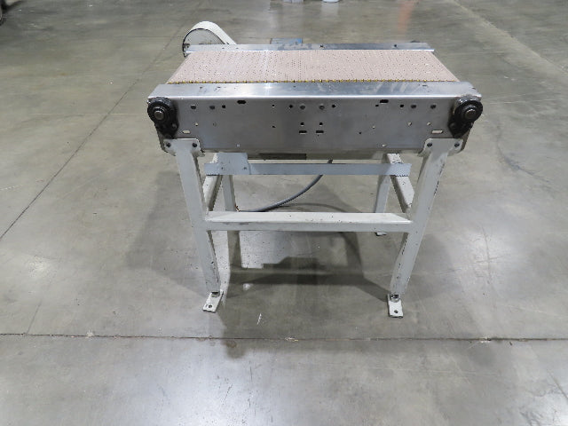 Buhrt 20"x 34"L Plastic Chain Conveyor 12" Mattop Intralox RH Belt Drive 460V