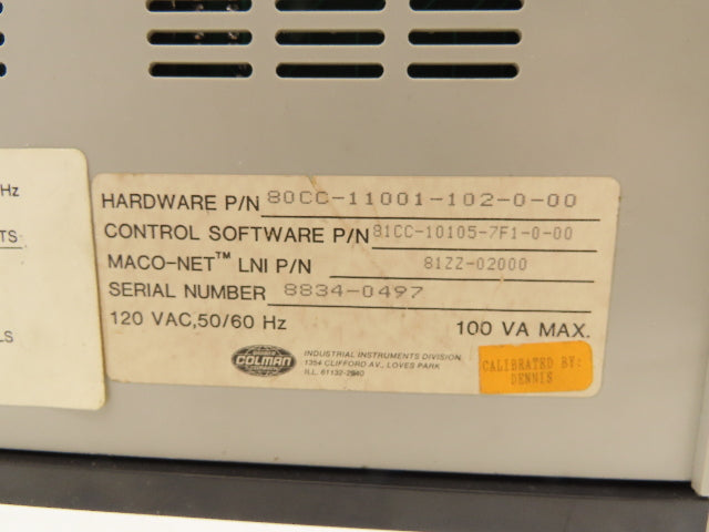 Barber Colman 80CC-11001-102-0-00 Sequence Module Maco 8000 120/240VAC