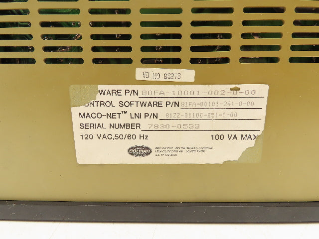 Barber Colman 80FA-10001-002-0-00 Positioning Module 120VAC 100VA Max