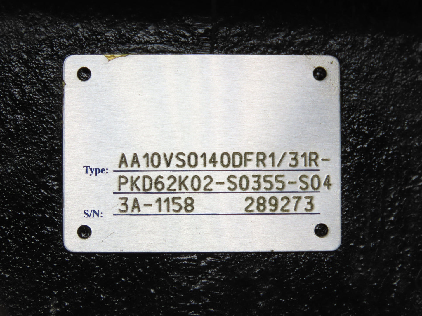 Denison AA10VSO 140DFR1/31 Double Hydraulic Pump 15/65 GPM 3500 PSI T6C B10 3R00