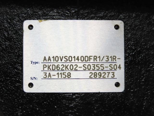Denison AA10VSO 140DFR1/31 Double Hydraulic Pump 15/65 GPM 3500 PSI T6C B10 3R00