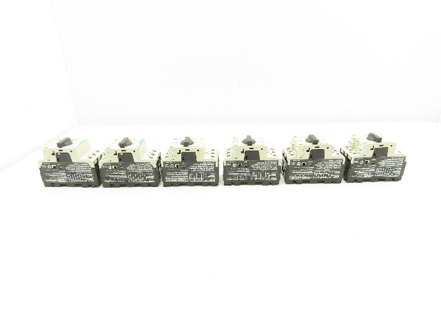 Moeller PKZMO-0.63 Circuit Breaker Motor Protector 0.4-0.63A 600VAC 3PH Lot Of 6
