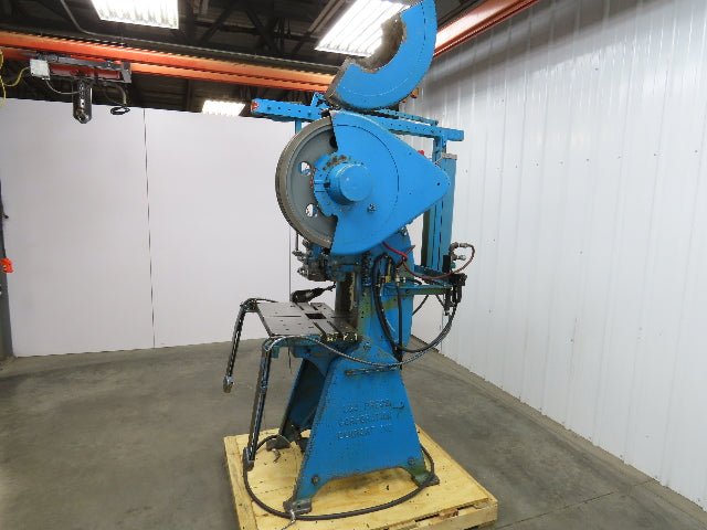 L&J No 2 Mechanical OBI Punch Press 18 Ton 2" Stroke 6" Throat 1.5Hp 3Ph