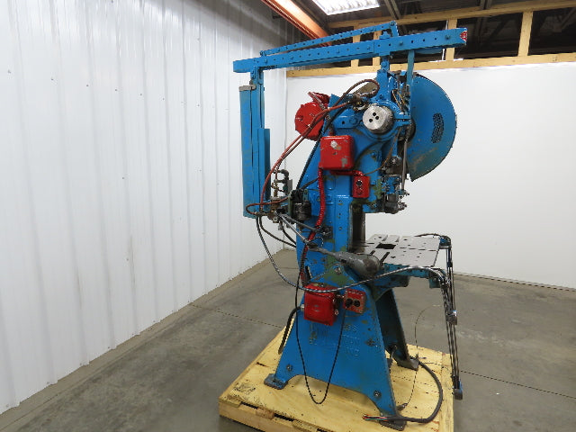 L&J No 2 Mechanical OBI Punch Press 18 Ton 2" Stroke 6" Throat 1.5Hp 3Ph