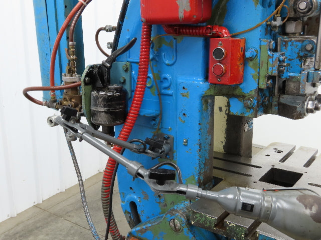 L&J No 2 Mechanical OBI Punch Press 18 Ton 2" Stroke 6" Throat 1.5Hp 3Ph
