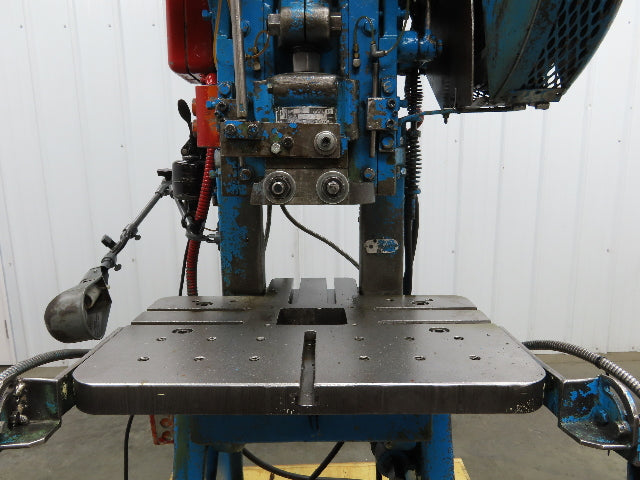 L&J No 2 Mechanical OBI Punch Press 18 Ton 2" Stroke 6" Throat 1.5Hp 3Ph