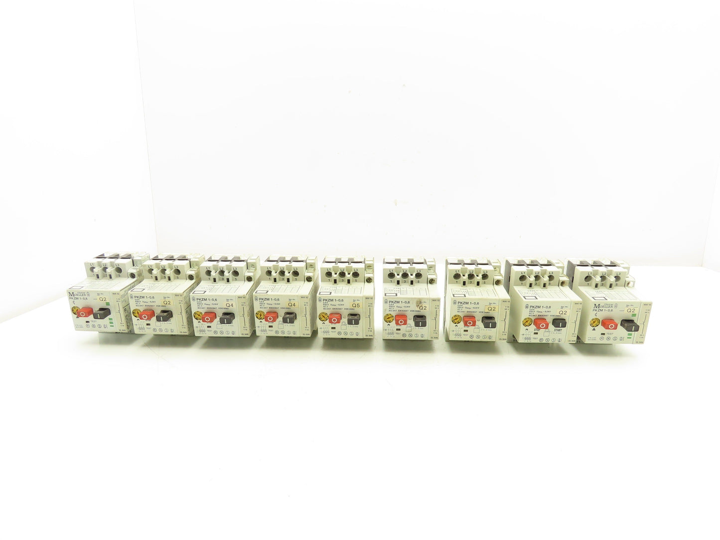 Klockner Moeller PKZM 1-0,6 Manual Motor Starter 1/2 HP 660V 3Ph Lot Of 9