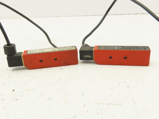 Leuze PRK 97/4 D S.1 Photoelectric Sensor 10-30VDC Lot of 2