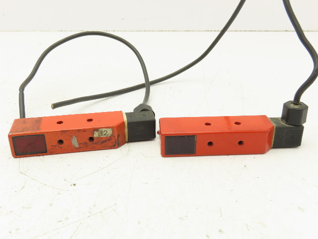 Leuze PRK 97/4 D S.1 Photoelectric Sensor 10-30VDC Lot of 2