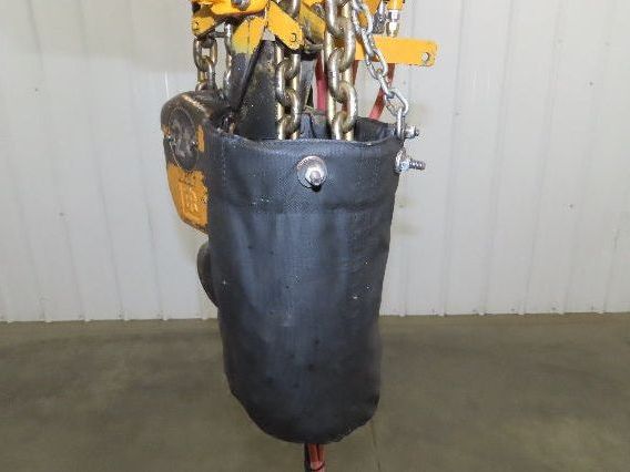 Ingersoll Rand HL2000 2 Ton 4000Lb Pneumatic Air Hoist 16' Lift w/Power Trolley