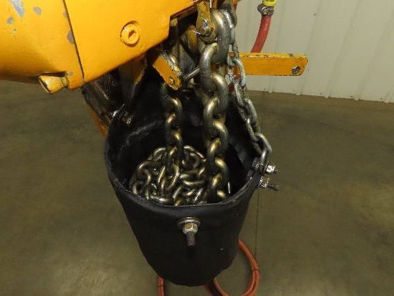 Ingersoll Rand HL2000 2 Ton 4000Lb Pneumatic Air Hoist 16' Lift w/Power Trolley