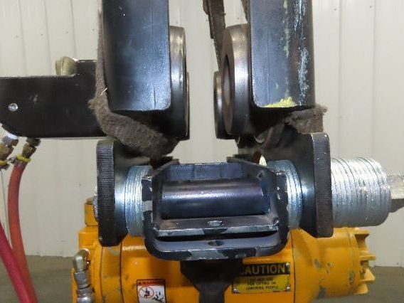 Ingersoll Rand HL2000 2 Ton 4000Lb Pneumatic Air Hoist 16' Lift w/Power Trolley