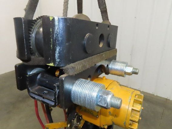 Ingersoll Rand HL2000 2 Ton 4000Lb Pneumatic Air Hoist 16' Lift w/Power Trolley