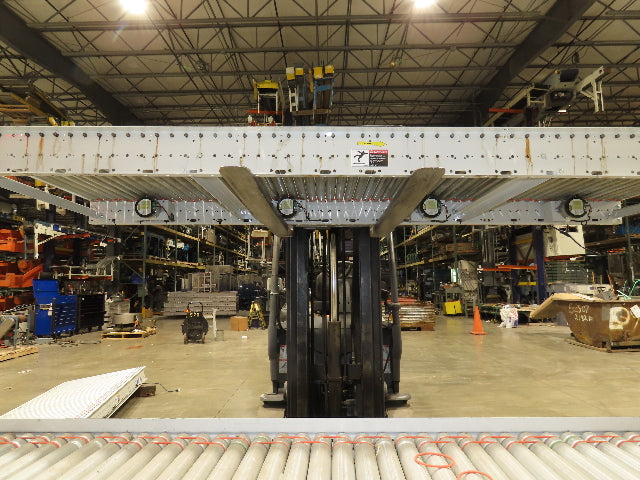 Hytrol 190E24 40"x 68' Accumulation Roller Conveyor 37"BF 24V O-Ring Drive E24i