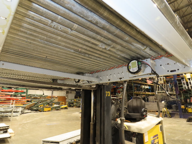 Hytrol 190E24 40"x 68' Accumulation Roller Conveyor 37"BF 24V O-Ring Drive E24i