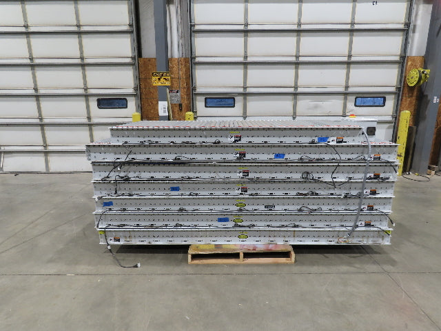 Hytrol 190E24 40"x 68' Accumulation Roller Conveyor 37"BF 24V O-Ring Drive E24i