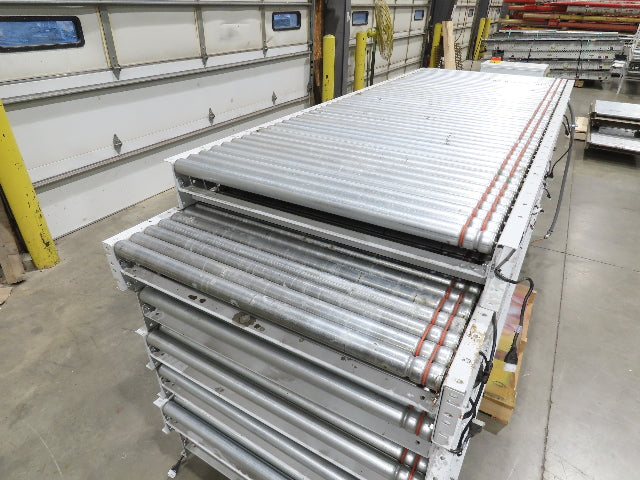 Hytrol 190E24 40"x 68' Accumulation Roller Conveyor 37"BF 24V O-Ring Drive E24i