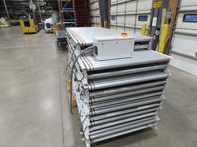 Hytrol 190E24 40"x 68' Accumulation Roller Conveyor 37"BF 24V O-Ring Drive E24i