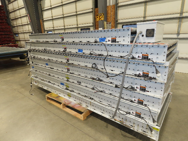 Hytrol 190E24 40"x 68' Accumulation Roller Conveyor 37"BF 24V O-Ring Drive E24i