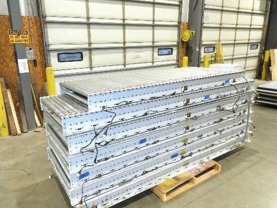 Hytrol 190E24 40"x 68' Accumulation Roller Conveyor 37"BF 24V O-Ring Drive E24i