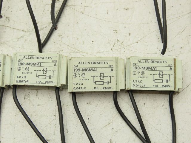 Allen Bradley 199-MSMA1 Surge Suppressor 240v 1.2k Ohm, 0.047 mF Lot of 14