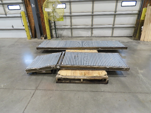 Mathews 30"x 17' 10" Gravity Roller Conveyor Walk-Thru Gate 1-3/8" Roller 27"BF