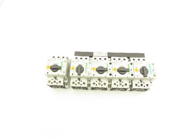 Moeller PKZMO63 PKZM0-6.3 Manual Motor Starter 6.3A 600VAC 3PH Lot Of 5