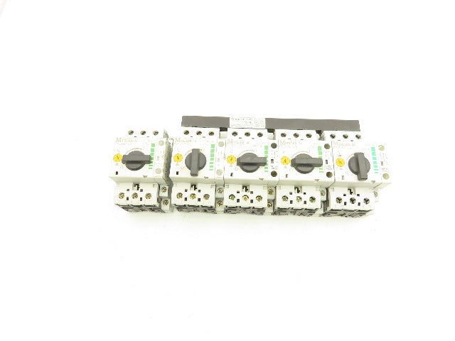 Moeller PKZMO63 PKZM0-6.3 Manual Motor Starter 6.3A 600VAC 3PH Lot Of 5