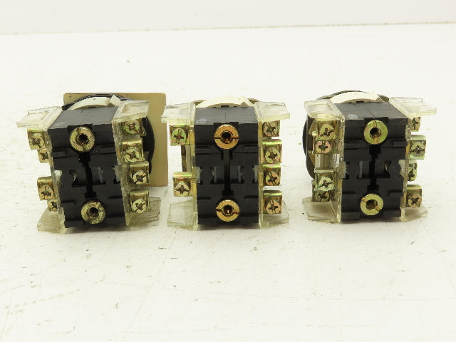 Allen Bradley 4 Position Selector Control Switches 30mm Lot of 3