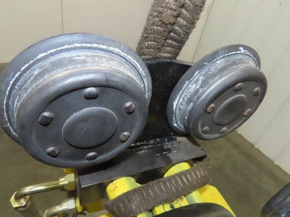 Yale KAL 1 Ton 2000Lb Pneumatic Air Chain Hoist 10' Lift Pendant w/Push Trolley