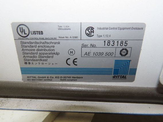 Rittal AE-1039500 Electrical Enclosure 380x600x200mm Wall Mount 14x24x8" NEMA 12