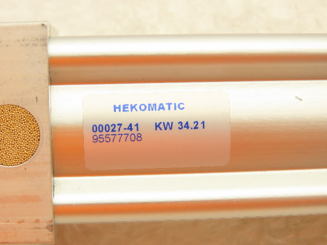 Hekomatic 00027-41 Pneumatic Cylinder Push Spring Return Lot of 2